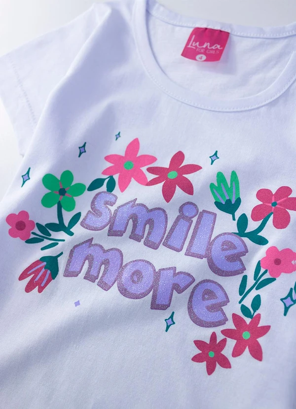 Laluna - Conjunto Feminino Smile More Branco 5