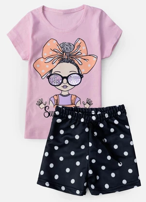 Laluna - Conjunto Feminino Summer Time Rosa - LALUNA