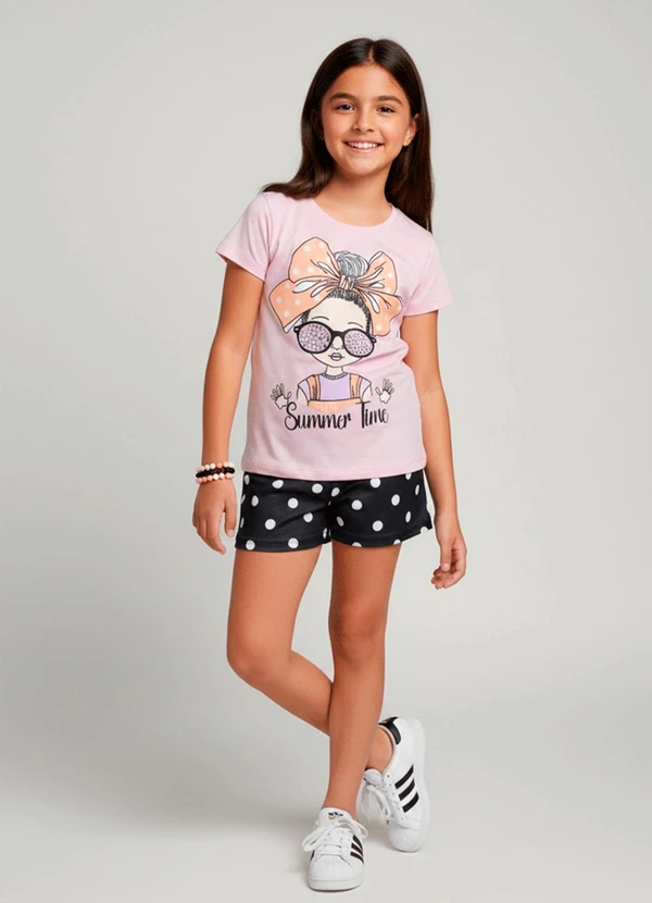 Laluna - Conjunto Feminino Summer Time Rosa