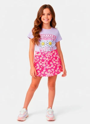 Laluna - Conjunto Feminino Summer Vibes Lilás - LALUNA