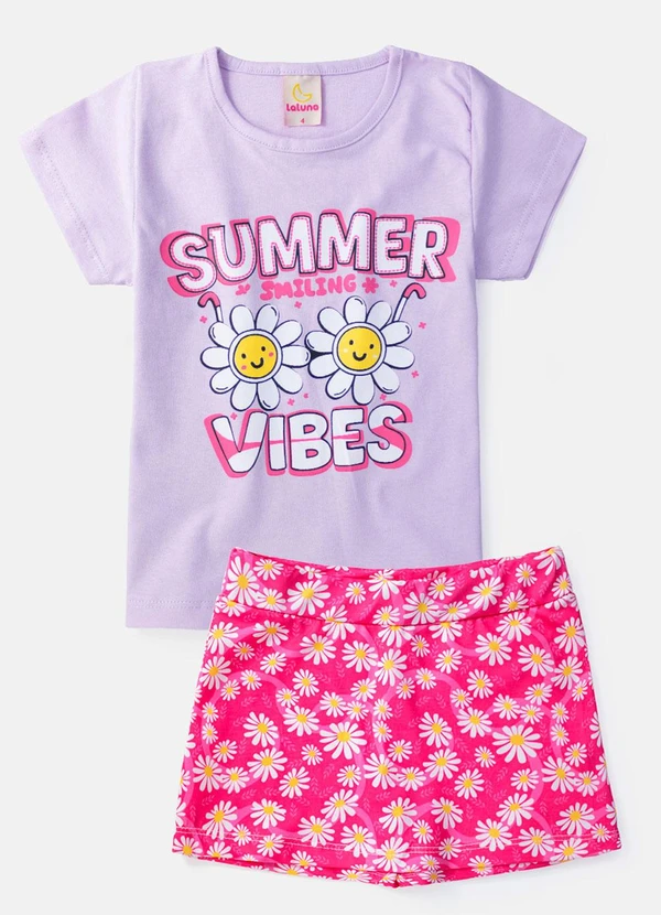 Laluna - Conjunto Feminino Summer Vibes Lilás 2