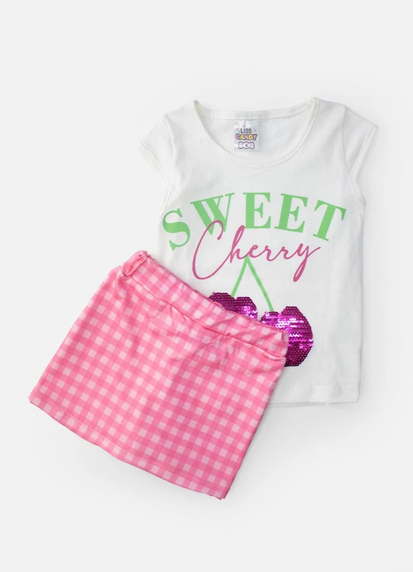 Laluna - Conjunto Feminino Sweet Cherry Creme 3