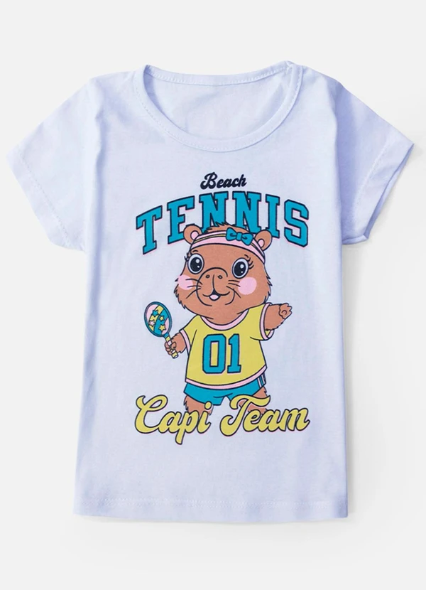 Laluna - Conjunto Feminino Tennis Capi Team Branco 3