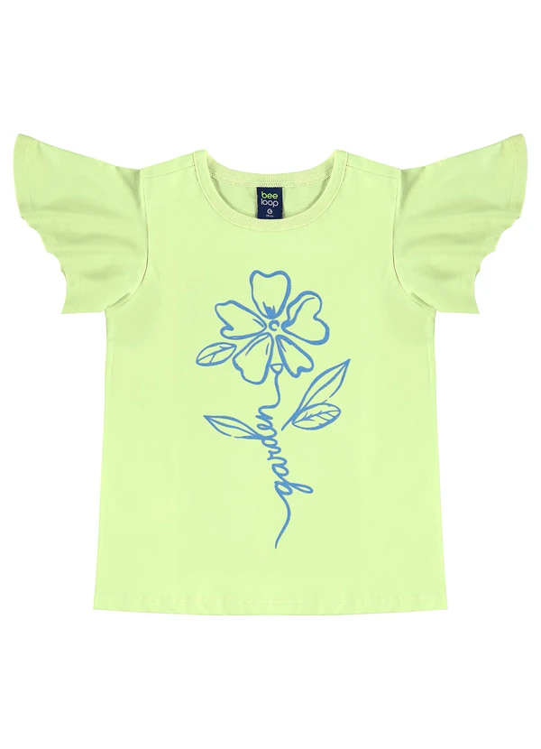 Bee Loop - Conjunto Floral Blusa Legging Verde 4