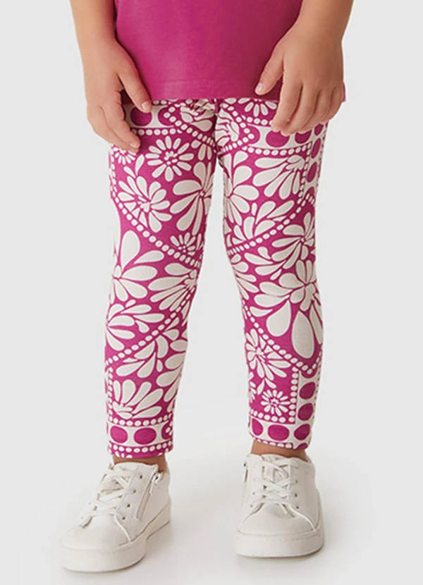 Carinhoso - Conjunto Floral com Lantejoula Rosa Escuro 3