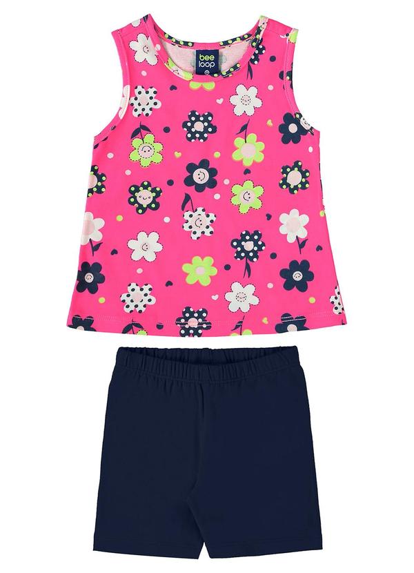 Bee Loop - Conjunto Floral para Bebê Menina Rosa