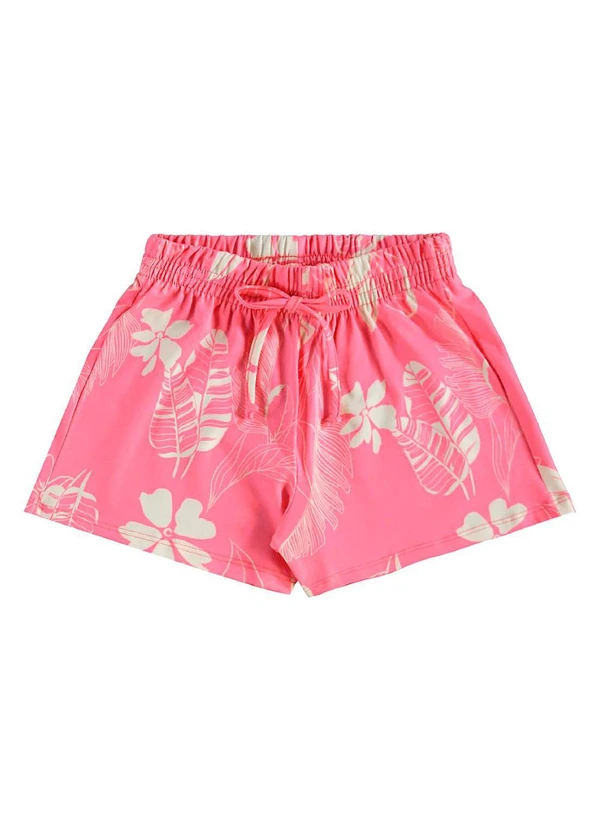 Bee Loop - Conjunto Floral Regata Cropped Short Rosa 4
