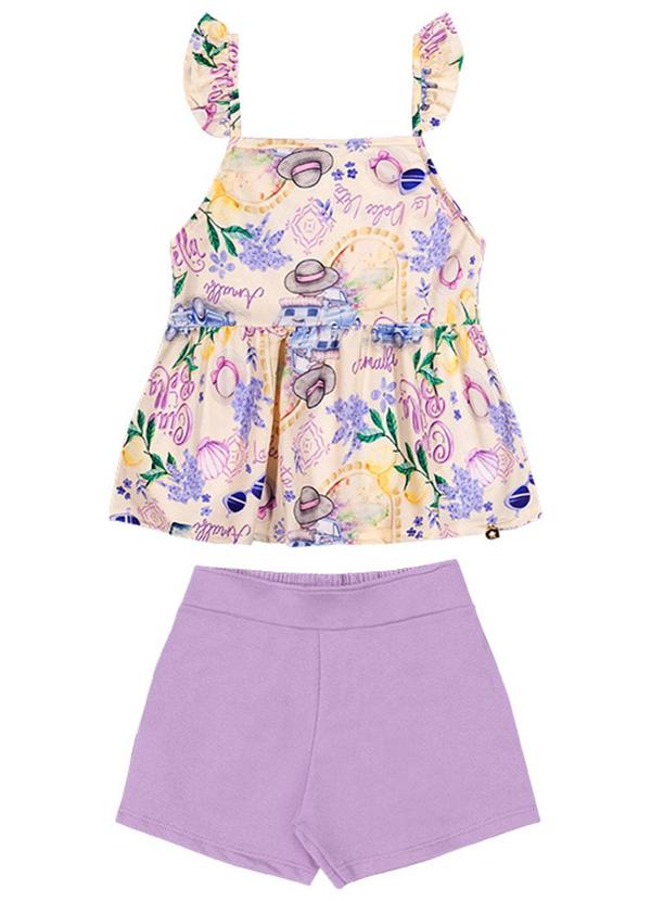 Alenice - Conjunto Flores do Campo Menina Amarelo