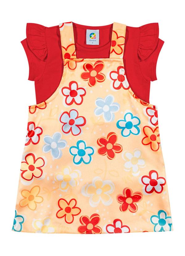 Alenice - Conjunto Flores do Campo Menina Vermelho