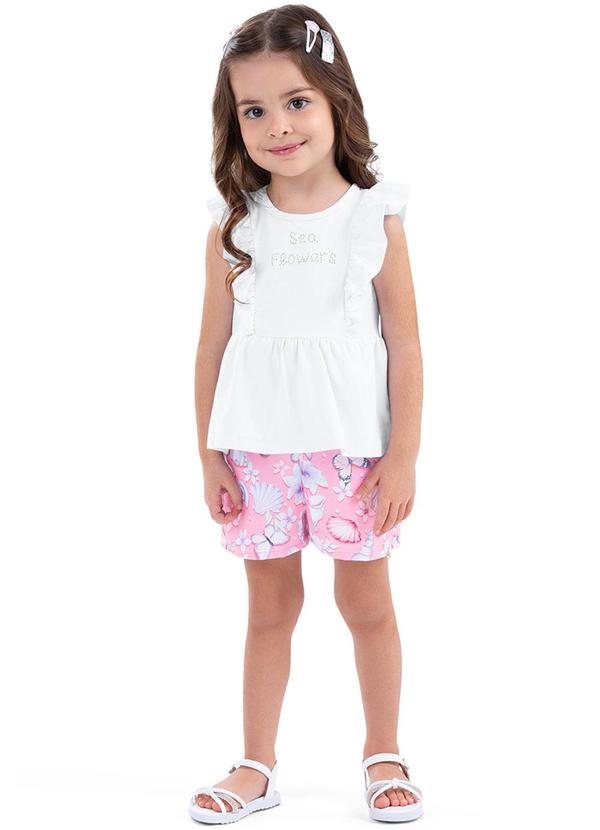 Alenice - Conjunto Flores do Oceano Menina Branco