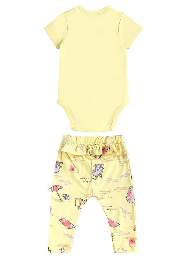 Malwee Kids - Conjunto Fofura Ao Sol Amarelo Claro 2