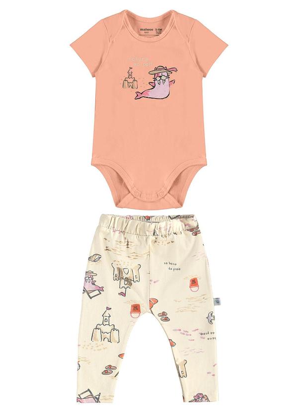 Malwee Kids - Conjunto Fofura Ao Sol Laranja Claro 1
