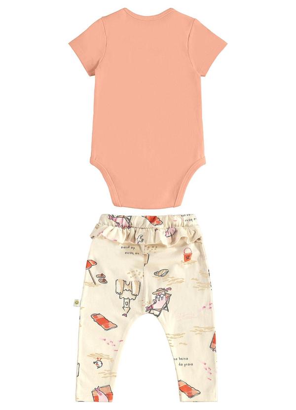 Malwee Kids - Conjunto Fofura Ao Sol Laranja Claro 3