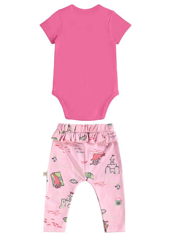 Malwee Kids - Conjunto Fofura Ao Sol Rosa Escuro 2