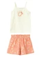 Malwee Kids - Conjunto Fresh & Fun Rosa - variação: Off White