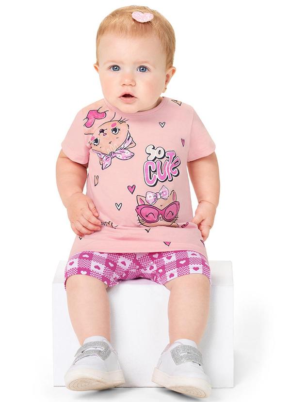 Alenice - Conjunto Gatinhos Fofos Menina Amarelo 1