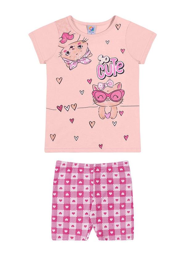 Alenice - Conjunto Gatinhos Fofos Menina Amarelo 2