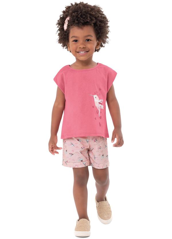 Carinhoso - Conjunto Goiaba Comfort Beija Flor Menina