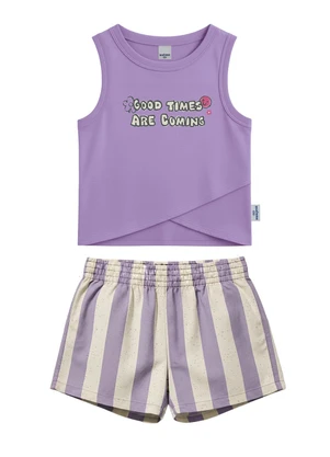 Malwee Kids - Conjunto Good Times Are Coming Lavanda - MALWEE KIDS