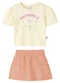 Malwee Kids - Conjunto Hapiness Moletom Off White - variação: Off White