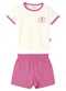 Malwee Kids - Conjunto Happiness Texturizado Pêssego - variação: Off White