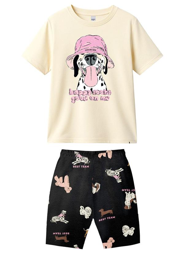 Malwee Kids - Conjunto Happy Looks Good On Me Off White