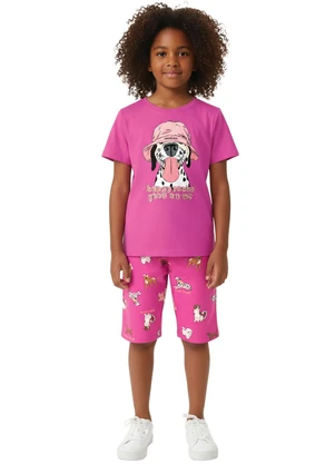 Malwee Kids - Conjunto Happy Looks Good On Me Rosa - MALWEE KIDS