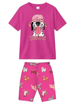 Malwee Kids - Conjunto Happy Looks Good On Me Rosa - MALWEE KIDS