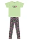 Malwee Kids - Conjunto Imagination com Glitter Verde Claro - variação: Verde Claro
