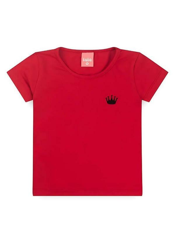 Rosa Azul - Conjunto Inf.  Menina Coroa Iaia Vermelho 2