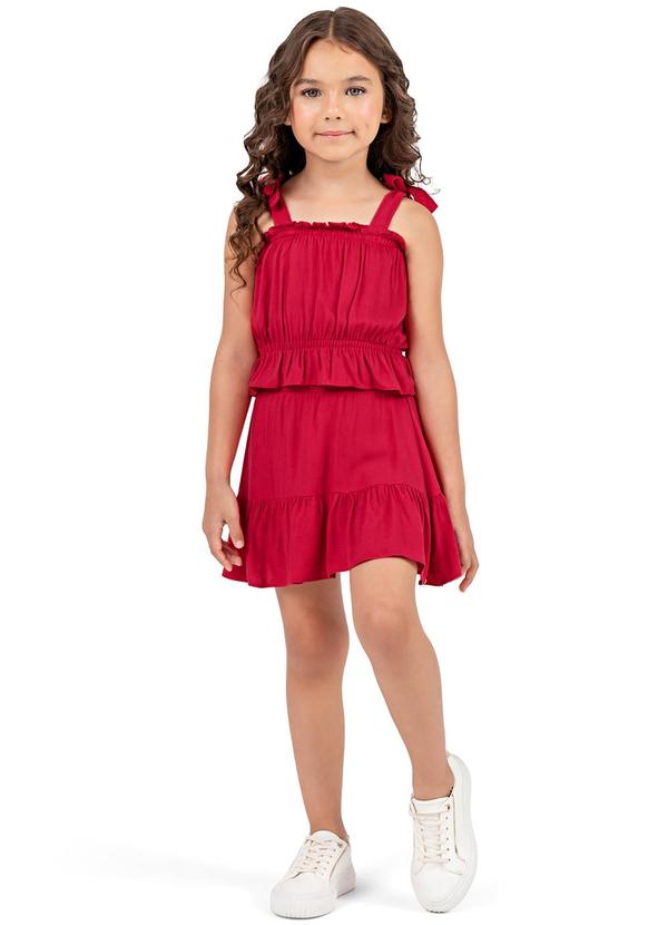 Colorittá - Conjunto Infantil  Alças Colorittá Vermelho