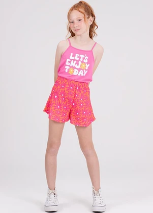 Vida Costeira - Conjunto Infantil Alcinha Lets Enjoy Rosa - VIDA COSTEIRA