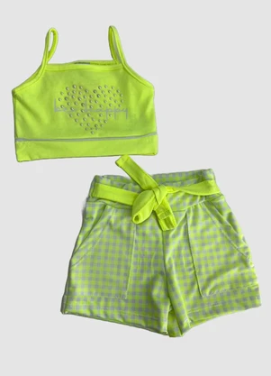 Turminha - Conjunto Infantil Amarelo - TURMINHA