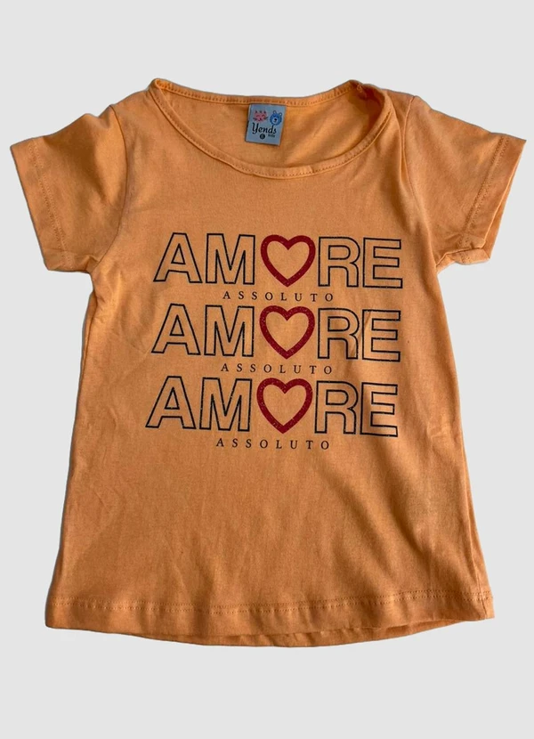 Turminha - Conjunto Infantil Amore Laranja 2