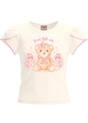 Mundi - Conjunto Infantil Aplique Metalizado Bege - MUNDI