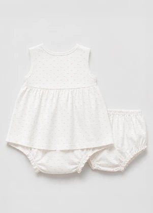 Trick Nick - Conjunto Infantil Bata com Calcinha Rosa - TRICK NICK