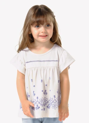 Trick Nick - Conjunto Infantil Bata com Short Bege - TRICK NICK