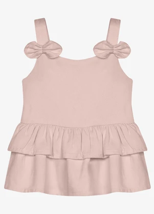 Trick Nick - Conjunto Infantil Bata com Shorts Rosa - TRICK NICK
