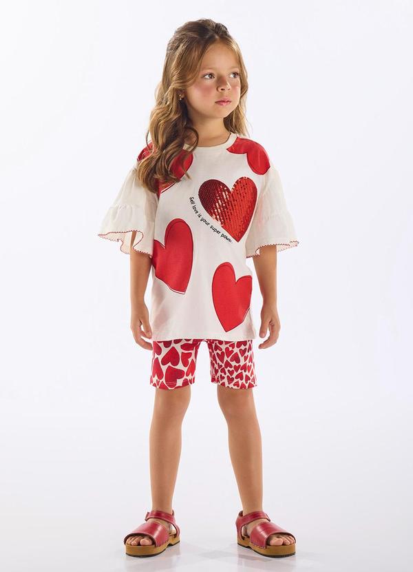 Up Baby - Conjunto Infantil Bata e Ciclista Bege