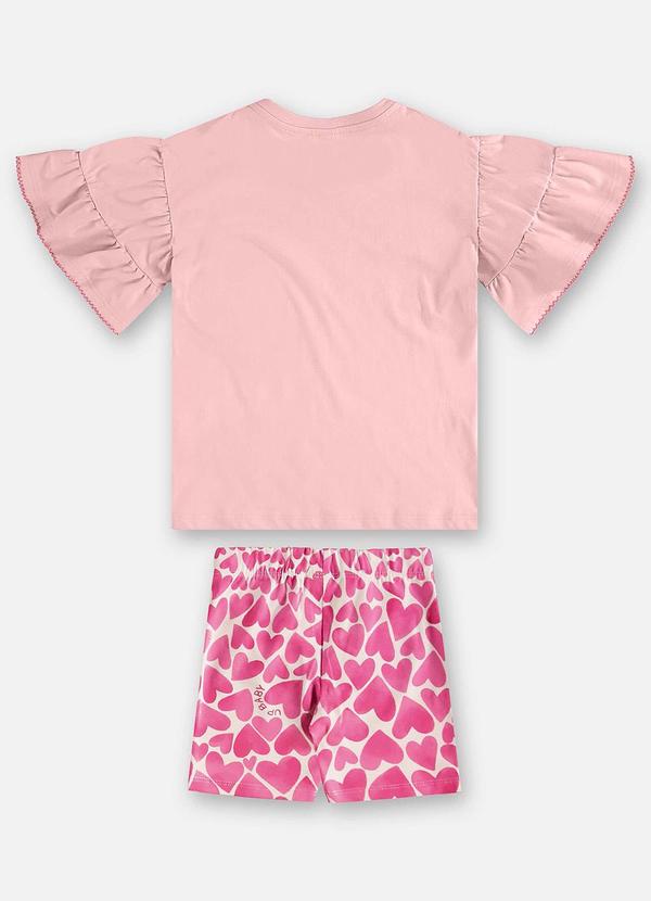 Up Baby - Conjunto Infantil Bata e Ciclista Rosa 5