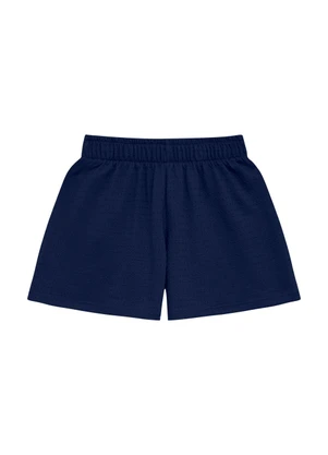 Duduka - Conjunto Infantil Bata e Short  Azul  - DUDUKA