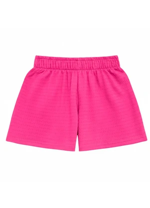 Duduka - Conjunto Infantil Bata e Short  Rosa - DUDUKA
