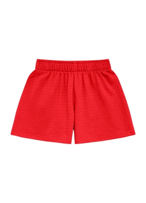 Duduka - Conjunto Infantil Bata e Short  Vermelho - DUDUKA