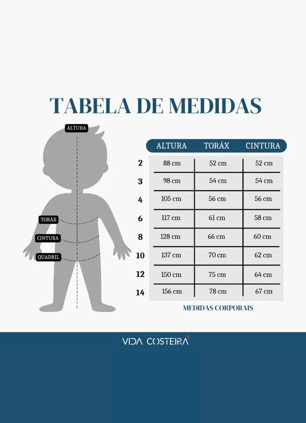 Vida Costeira - Conjunto Infantil Bermuda Ciclista  Branco 3