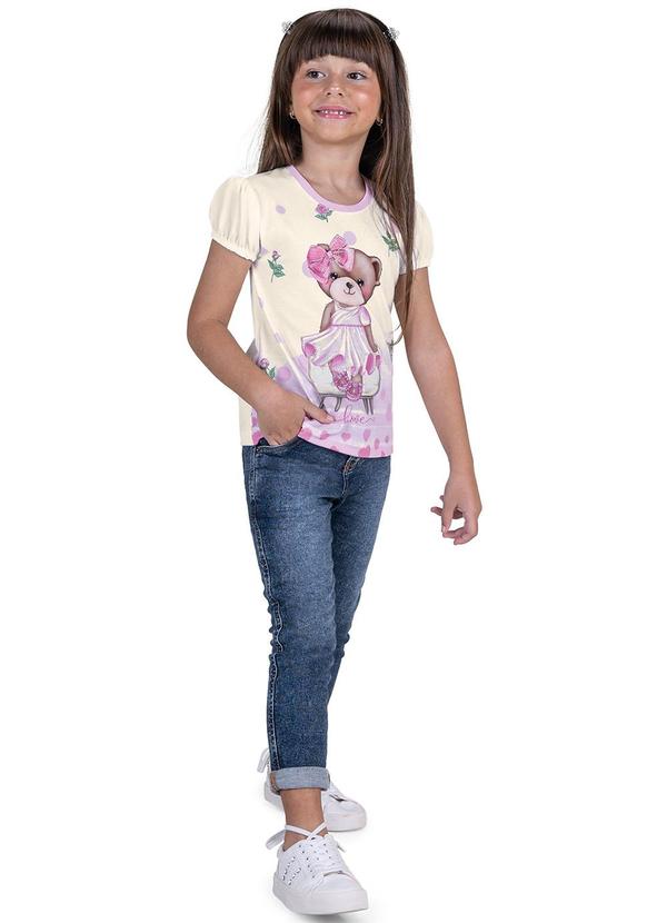 Trick Nick - Conjunto Infantil Blusa com Calça Bege