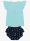 Trick Nick - Conjunto Infantil Blusa com Calcinha Azul - variação: Azul