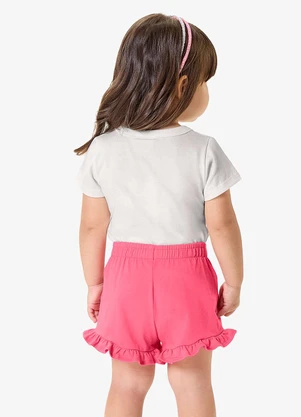 Rovi Kids - Conjunto Infantil Blusa com Ciclista Bege - ROVI KIDS