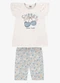 Rovi Kids - Conjunto Infantil Blusa com Ciclista Bege - variação: Bege