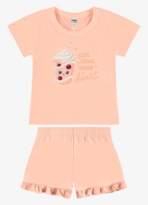 Rovi Kids - Conjunto Infantil Blusa com Ciclista Rosa - ROVI KIDS