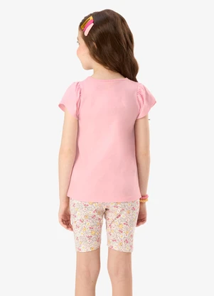 Rovi Kids - Conjunto Infantil Blusa com Ciclista Rosa - ROVI KIDS